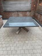Granieten tuintafel, Tuin en Terras, Tuintafels, Ophalen, Gebruikt, Vierkant