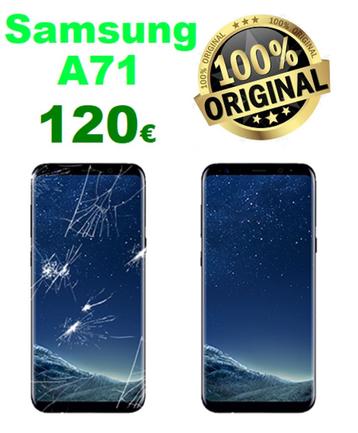 Réparation écran Samsung Galaxy A71 meilleur prix Bruxelles beschikbaar voor biedingen