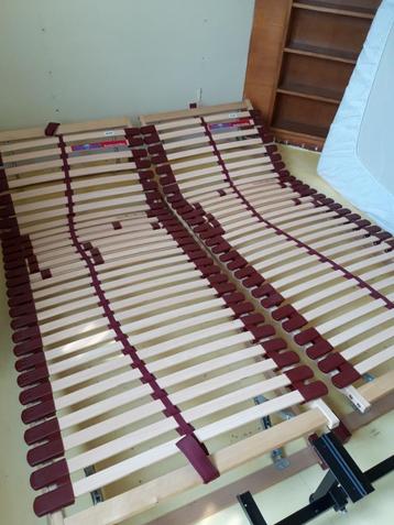 2 verstelbare lattenbodems (80200), Huis en Inrichting, Slaapkamer | Matrassen en Bedbodems, Ophalen, Zo goed als nieuw, 80 cm