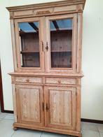 Vitrine ancienne en bois, Maison & Meubles, Antiek, 25 à 50 cm, Avec tablette(s), 100 à 150 cm