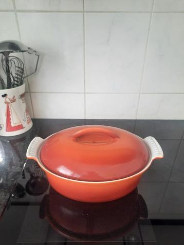 Vintage ovale gietijzeren braadpan 24cm gemaakt in Nederland beschikbaar voor biedingen