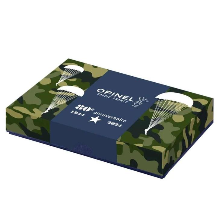 Opinel N08 D-Day Débarquement limited edition 1944-2024, Caravans en Kamperen, Kampeergereedschap, Nieuw, Ophalen of Verzenden
