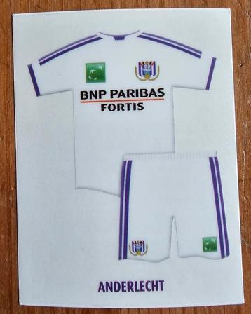 Le maillot extérieur du Panini Football 2010 Anderlecht 29 e, Enlèvement ou Envoi, Comme neuf, Autocollant