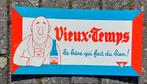 Vieux Temps bier oud reclame bord, Verzamelen, Ophalen of Verzenden, Zo goed als nieuw