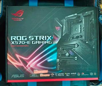 Asus ROG Strix X570-E Gaming + AMD Ryzen 5 5600x + wraith beschikbaar voor biedingen