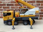 BRUDER SCANIA LIEBHERR KRAANWAGEN MET KRAANOPBOUW, Enlèvement, Comme neuf
