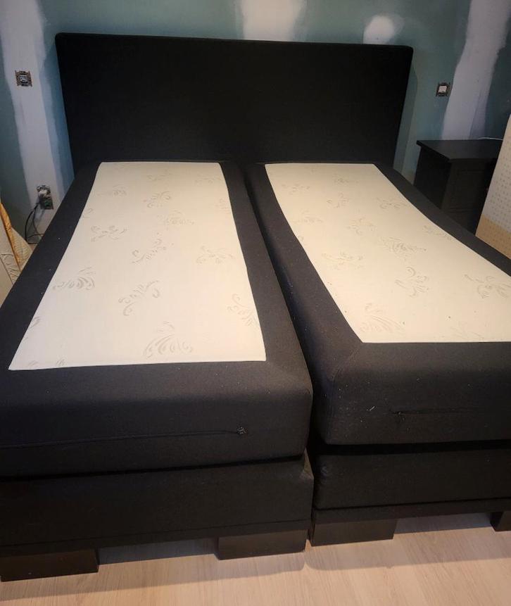 Elektrische boxspring Swiss Sense, Huis en Inrichting, Slaapkamer | Bedden, Zo goed als nieuw, Tweepersoons, 160 cm, 200 cm, Stof