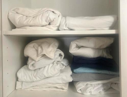 Pakket met hoeslakens/onderlakens voor matras- 90cm x 200 cm, Huis en Inrichting, Slaapkamer | Beddengoed, Zo goed als nieuw, Overige typen