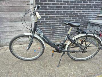 Meisjesfiets 24 inch, Fietsen en Brommers, Gebruikt, Versnellingen, Venturelli, Ophalen
