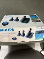 3 delige vaste telefoonset, Telecommunicatie, Ophalen, Zo goed als nieuw, 3 handsets