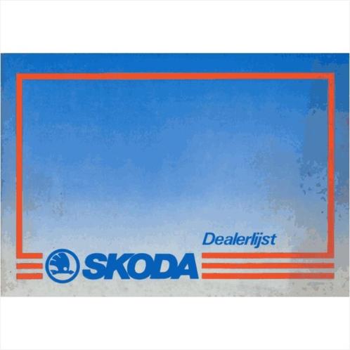 Skoda Dealerlijst 1987 #2 Nederlands, Boeken, Auto's | Boeken, Gelezen, Ophalen of Verzenden