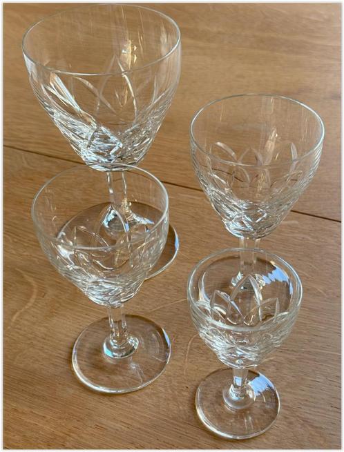 48-delige set kristallen glazen, Antiek en Kunst, Antiek | Glaswerk en Kristal, Ophalen