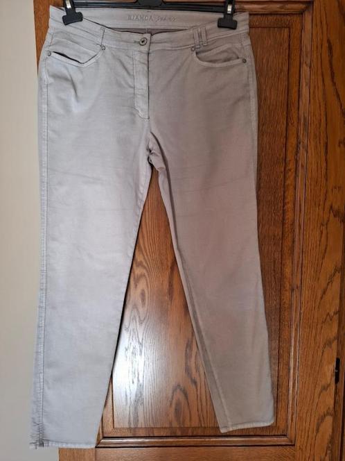 Lichtgrijze jeans, merk Bianca, maat 44, Kleding | Dames, Spijkerbroeken en Jeans, Gedragen, W33 - W36 (confectie 42/44), Grijs