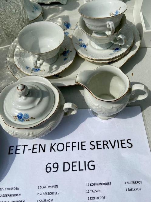 Eet-en koffieservices, Huis en Inrichting, Keuken | Servies, Gebruikt, Ophalen