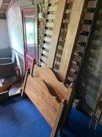 Grenen 1-persoonsbed met lattenbodem, Huis en Inrichting, Ophalen, Gebruikt, Eenpersoons, Hout