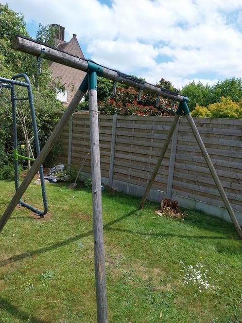 schommel hout, Kinderen en Baby's, Speelgoed | Buiten | Speeltoestellen, Gebruikt, Schommel, Ophalen