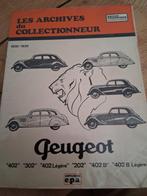 Peugeot- les archives du collectionneur 1936-1939, Ophalen of Verzenden