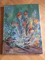 Peinture à l'huile fleurs, Enlèvement