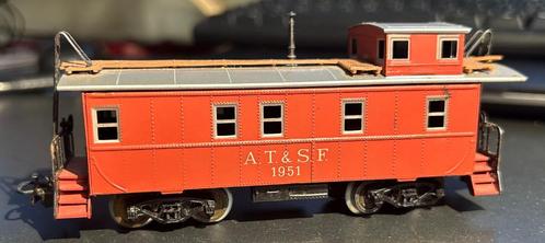 3038. Kies de Amerikaanse „AT&SF” (roze) H0 Marklin., Hobby en Vrije tijd, Modeltreinen | H0, Gebruikt, Wagon, Märklin, Ophalen of Verzenden