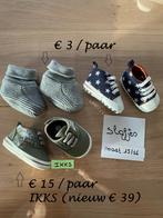 SLOFJES BABY MAAT 15 TOT 19, Kinderen en Baby's, Ophalen, Zo goed als nieuw, Jongetje of Meisje, Slofjes