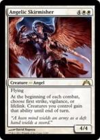 Angelic Skirmisher - GTC - MTG - NM, Hobby en Vrije tijd, Verzamelkaartspellen | Magic the Gathering, Ophalen of Verzenden