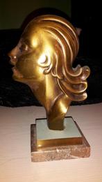 Authentieke bronzen buste 70€, Antiek en Kunst, Antiek | Brons en Koper, Brons, Ophalen