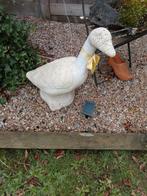 Tuinbeeld gans, Ophalen