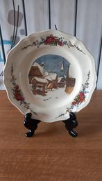 Assiette faïence OBERNAI Sarreguemines 25 cm, Antiek en Kunst, Ophalen