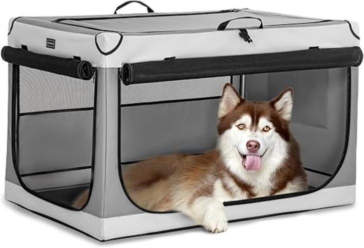 Opvouwbare kooi voor grote honden SNELLE GRATIS LEVERING, Dieren en Toebehoren, Hondenhokken, Nieuw, Hondenhok, Verzenden