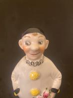 Art Deco Porseleinen Pierrot Clown Flesje - Made in Germany., Antiek en Kunst, Ophalen of Verzenden