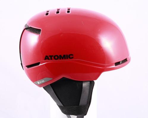 51 52 53 54 55 cm kinder ski helm ATOMIC FOUR JR, red/grey, Sport en Fitness, Skiën en Langlaufen, Gebruikt, Overige typen, Ski