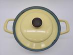 Casserole en métal émaillé jaune, Enlèvement ou Envoi, Utilisé, /, /