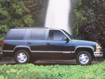 Chevrolet Tahoe 1999 Brochure beschikbaar voor biedingen