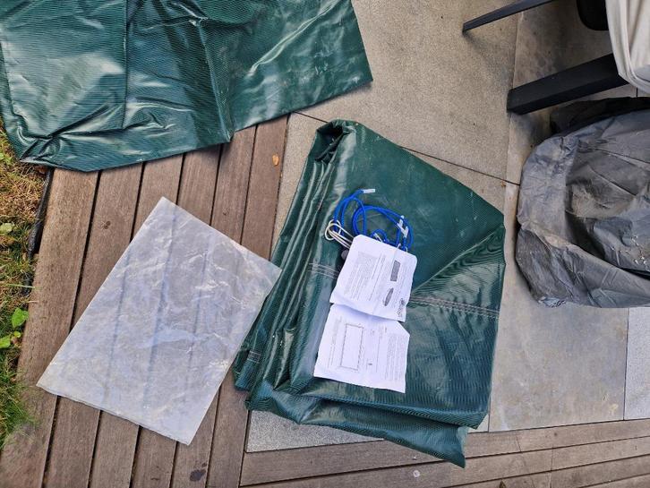 Winterdekzeil zwembad 10.5mop 5.6m, Tuin en Terras, Zwembaden, Zo goed als nieuw, Inbouwzwembad, 80 tot 120 cm, 400 cm of meer