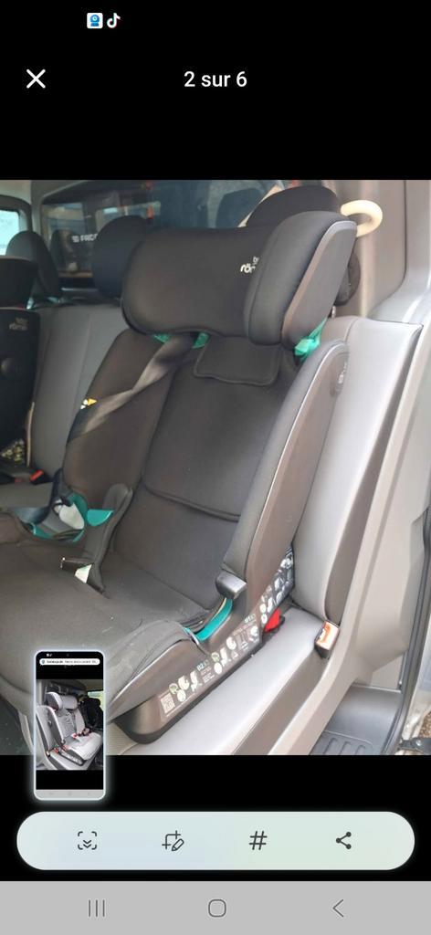 Siege auto groupe 1,2,3 de marque britax romer advansafix IV, Enfants & Bébés, Sièges auto, Isofix, Enlèvement