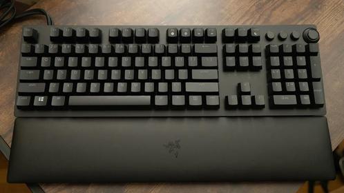 Razer Huntsman v2 ANALOOG, Computers en Software, Toetsenborden, Zo goed als nieuw, Azerty, Bedraad, Ergonomisch, Gaming toetsenbord
