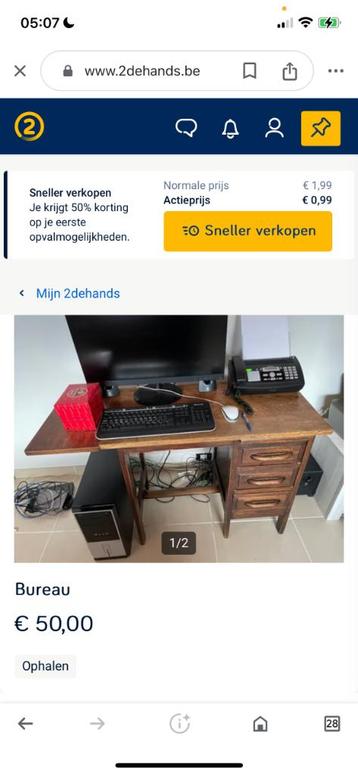 Bureau beschikbaar voor biedingen