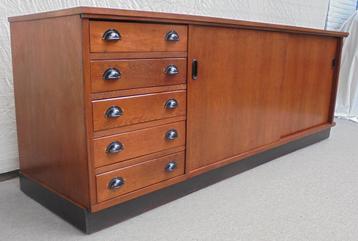 vintage toonbank ladekast winkelkast schoolkast             beschikbaar voor biedingen