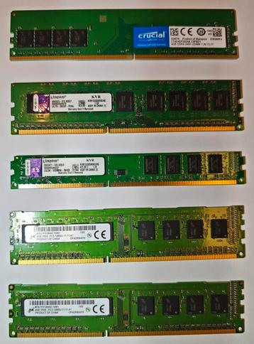 Desktop Ram geheugens DDR3 en DDR4 beschikbaar voor biedingen