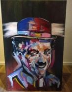 Charlie Chaplin uniek schilderij, Antiek en Kunst, Ophalen