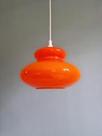 Space Age hanglamp in oranje opaline, 1960-70, Ophalen of Verzenden