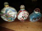 3 flacons de parfum chinois, Antiquités & Art, Antiquités | Porcelaine, Enlèvement ou Envoi