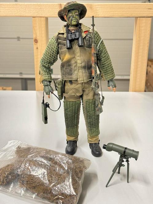 Figurine Dragon US Sniper 1:6 + de nombreux accessoires, Collections, Jouets miniatures, Comme neuf, Enlèvement ou Envoi