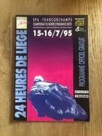programma 24 heures Liège moto Francorchamps 1995, Ophalen of Verzenden, Gebruikt, Motoren