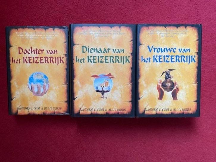 RAYMOND FEIST DE KEIZERRIJKTRILOGIE COMPLEET IN GOEDE STAAT, Boeken, Fantasy, Ophalen of Verzenden