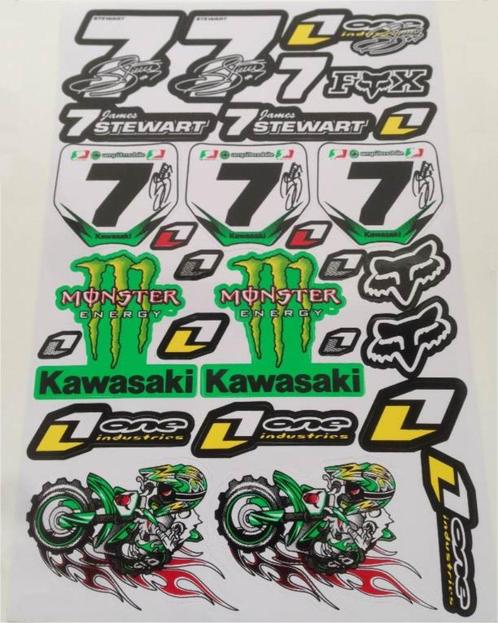 Monster Energy Fox stickervel #4, Verzamelen, Stickers, Nieuw, Verzenden