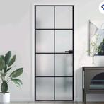 175 € Binnendeur - smal - 83x201,5 - cm - gehard - glas -, Ophalen, Nieuw, Glas, Binnendeur