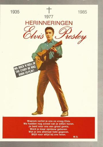 Boekje - Herinneringen Elvis Presley 1935 - 1977 beschikbaar voor biedingen