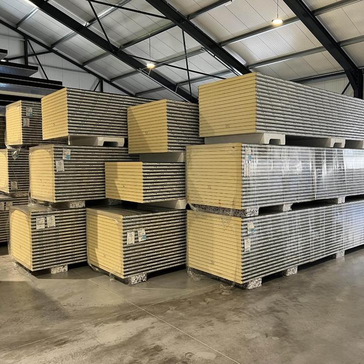 OPRUIMING sandwichpanelen voor wand 40, 50 en 80 mm dik, Doe-het-zelf en Bouw, Platen en Panelen, Nieuw, Overige materialen, Ophalen