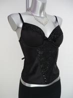 George Sexy zwart korset party corset 34C - 75C, ---, Body of Korset, Zwart, Verzenden